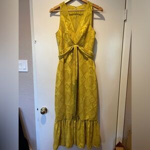 Sachin + Babi Anthropologie Jacquard Maxi Dress Size 6